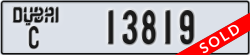 dubai - code - C - number -13819