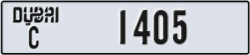 dubai - code - C - number -1405