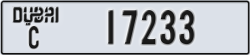 dubai - code - C - number -17233
