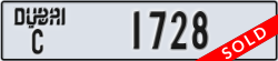 dubai - code - C - number -1728