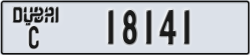 dubai - code - C - number -18141