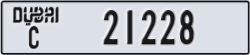 dubai - code - C - number -21228