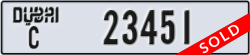 dubai - code - C - number -23451