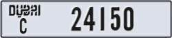 dubai - code - C - number -24150