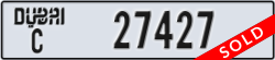 dubai - code - C - number -27427