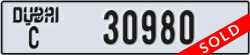 dubai - code - C - number -30980