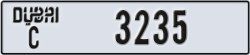 dubai - code - C - number -3235