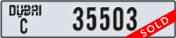 dubai - code - C - number -35503