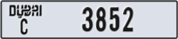 dubai - code - C - number -3852
