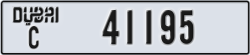 dubai - code - C - number -41195