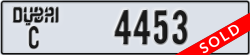 dubai - code - C - number -4453