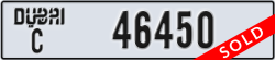 dubai - code - C - number -46450