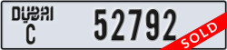 dubai - code - C - number -52792