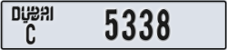 dubai - code - C - number -5338