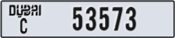 dubai - code - C - number -53573