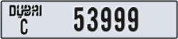 dubai - code - C - number -53999