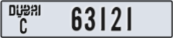 dubai - code - C - number -63121