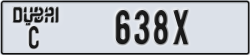 dubai - code - C - number -638X