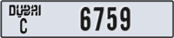 dubai - code - C - number -6680