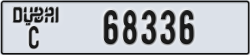 dubai - code - C - number -68257
