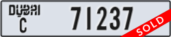 dubai - code - C - number -71237