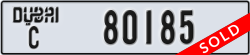 dubai - code - C - number -80185