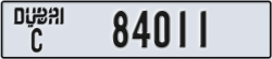 dubai - code - C - number -84011