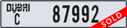 dubai - code - C - number -87992