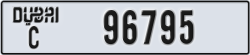 dubai - code - C - number -96795