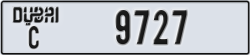 dubai - code - C - number -9727