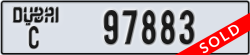 dubai - code - C - number -97883