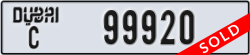 dubai - code - C - number -99920