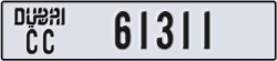 dubai - code - CC - number -61311