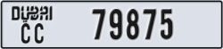 dubai - code - CC - number -79875