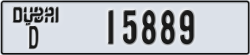 dubai - code - D - number -15889