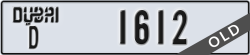 dubai - code - D - number -1612