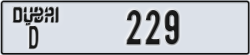 dubai - code - D - number -229