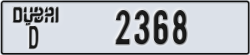 dubai - code - D - number -2368