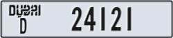 dubai - code - D - number -24121