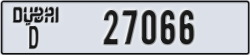 dubai - code - D - number -27066