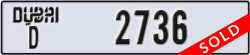 dubai - code - D - number -2736