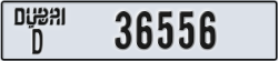 dubai - code - D - number -36556