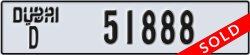 dubai - code - D - number -51888