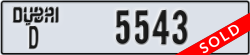 dubai - code - D - number -5543