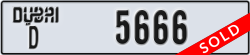 dubai - code - D - number -5666