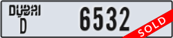 dubai - code - D - number -6532