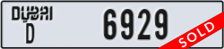 dubai - code - D - number -6929