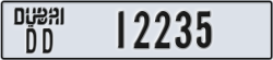 dubai - code - DD - number -12235