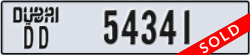 dubai - code - DD - number -54341