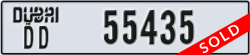 dubai - code - DD - number -55435